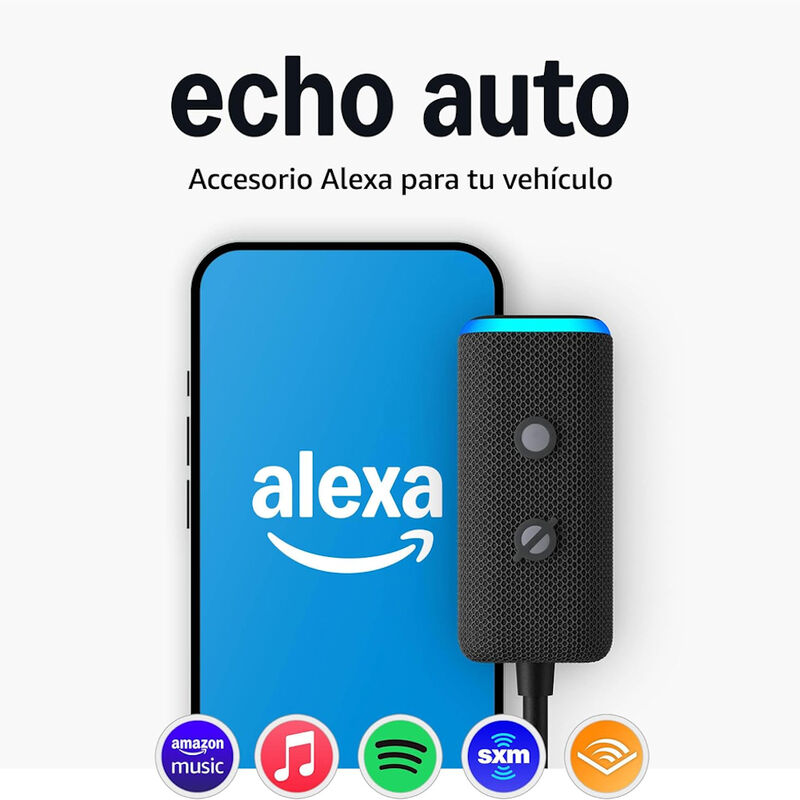 Bocina Inteligente Amazon Echo Auto 2&deg; Gen image number null