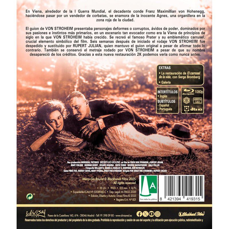 El Carrusel De La Vida [Blu-ray] (1923) Merry-G... image number null