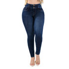 Pantal&oacute;n S4781 Skinny Mujer Savi Jeans Azul Tiro Medio