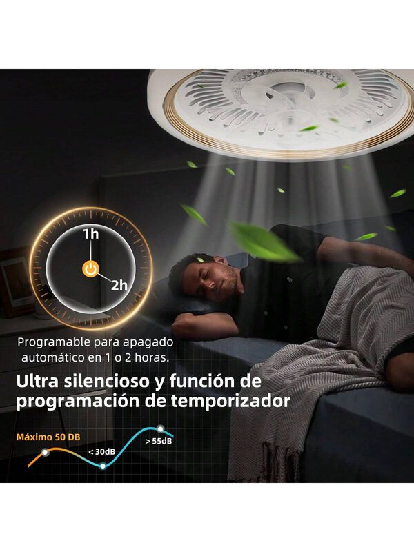 Ventilador De Techo Con Control Remoto L&aacute;mpara ... image number null
