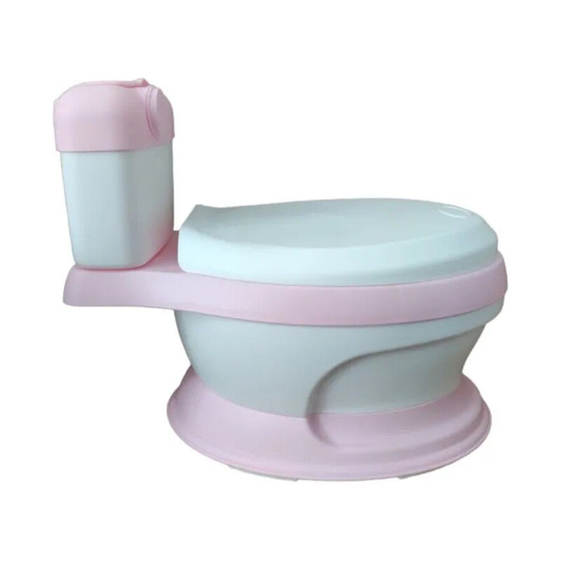 Baño Entrenador Rosa Acojinado Con Sonido Y Ant... image number null