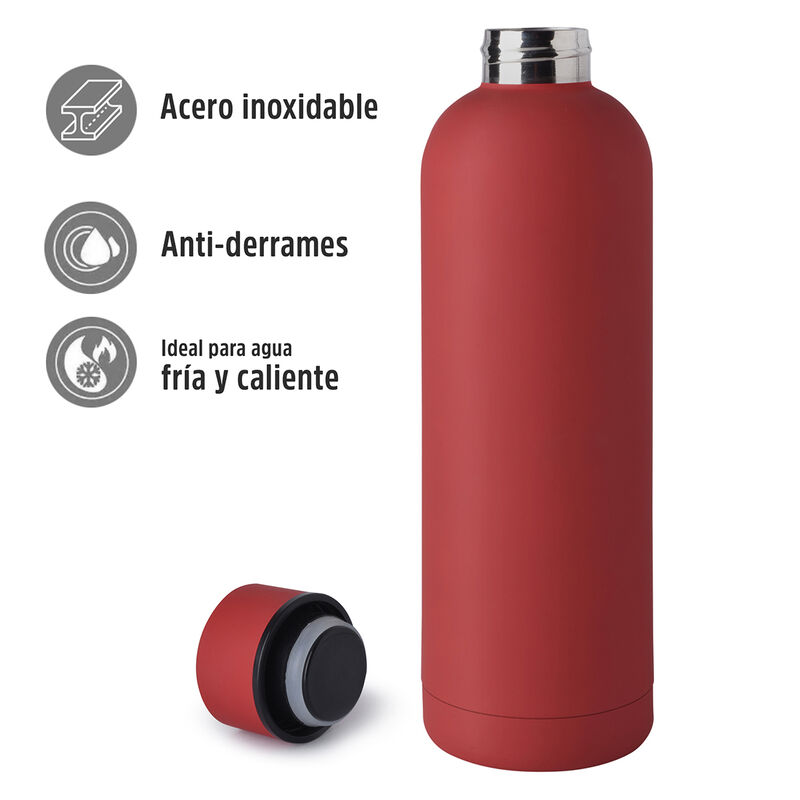 Botella termo de acero inoxidable doble pared R... image number null