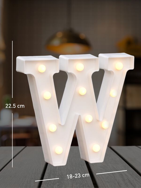 Letra Decorativa Led Blanca Bluelander image number null