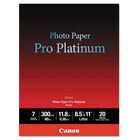 Papel Fotogr&aacute;fico Canon 2768b022 Pro Platinum 8.5 X 11 Pulgadas, 20 Hojas