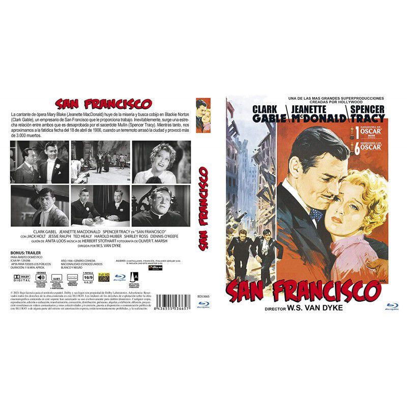San Francisco [blu-ray] (1936) image number null