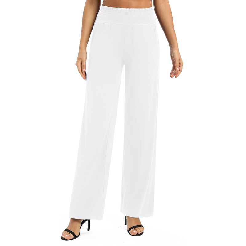 Pantalones Urban Coco X-Large Blanco Palazzo Pi... image number null