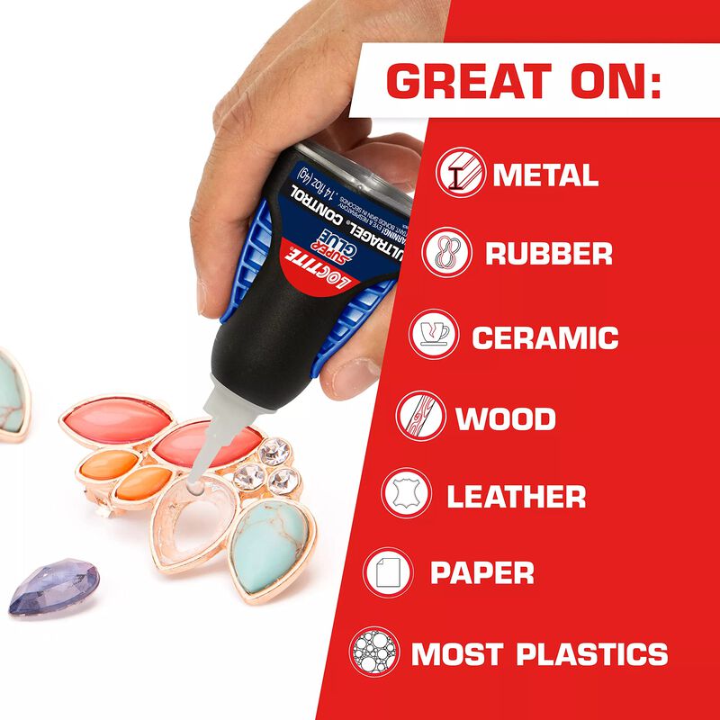 Super Glue Loctite Ultra Gel Control, 4 Ml, Tra... image number null