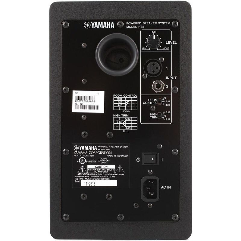 Yamaha Hs5 Monitor De Estudio Negro Por Unidad ... image number null
