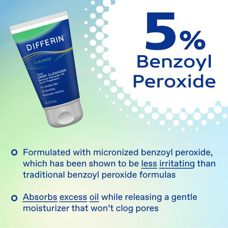 Jab&oacute;n Facial Differin Acne Con Per&oacute;xido De Benz... image number null