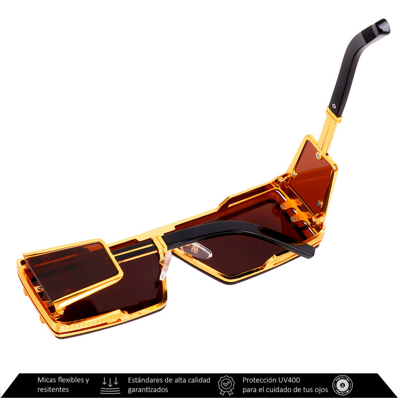 Lentes De Sol Xolek 134 Moda Met&aacute;lico Uv400 image number null