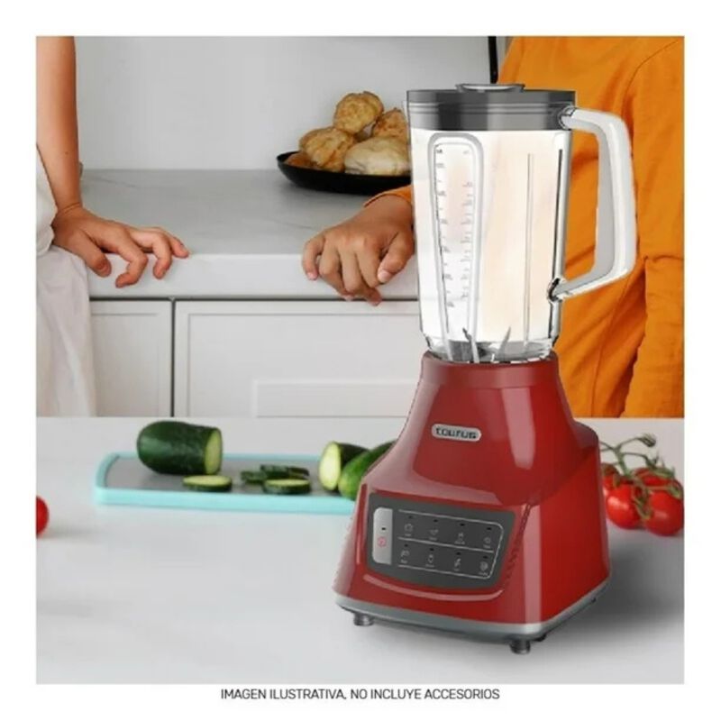 Licuadora Taurus Grandeur Touch Rec Rojo 8v V. ... image number null