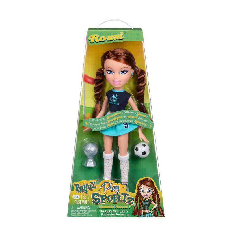 Mu&ntilde;eca De Moda Bratz Roxxi Play Sportz Con Bal&oacute;... image number null