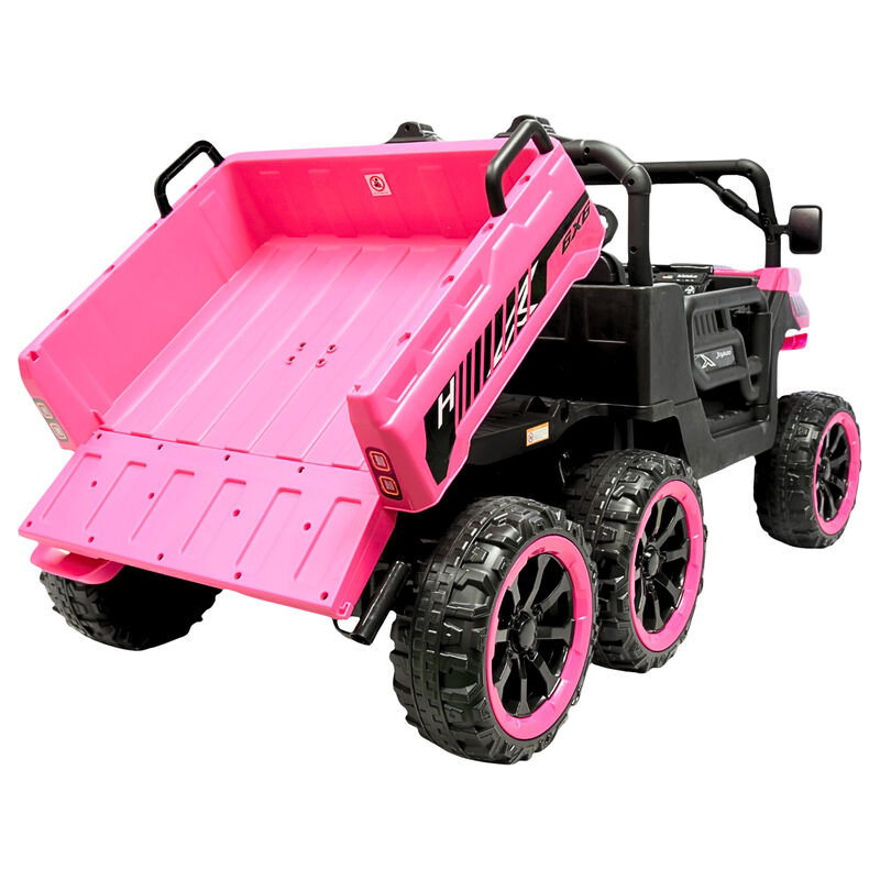 Montable El&eacute;ctrico para Ni&ntilde;os Tractor 6x6 Caja ... image number null