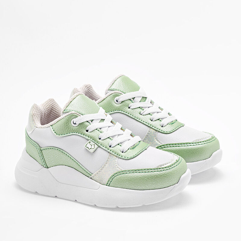 Ferrioni Tenis urbano para ni&ntilde;a blanco verde image number null