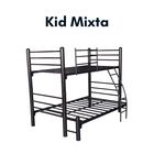 Litera Kids Mixta Color Chocolate Base Matrimonial e Individual