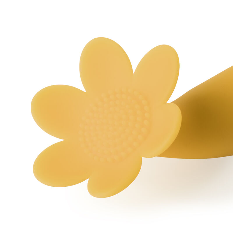 MASAJEADOR FEMENINO VIBRADOR FLOR MAGGIE AMARIL... image number null
