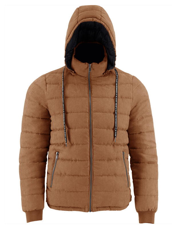 Chamarra Reversible Caballero Capitonada Gorro ... image number null