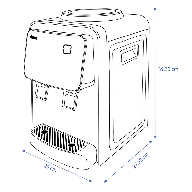 DISPENSADOR AGUA DACE EAM06B 2 LLAVES TERMOELEC... image number null