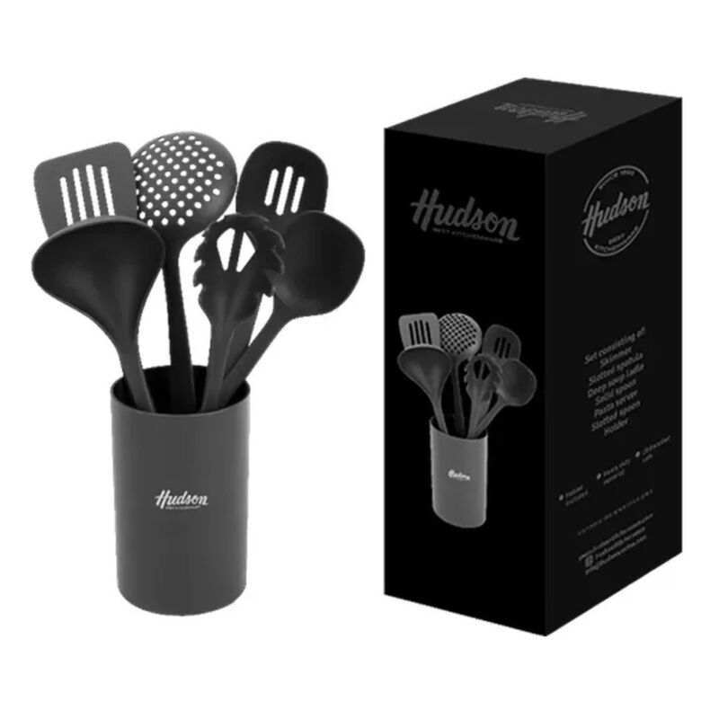Kit 6 Utensilios Nylon HUNSON No Raya Resistent... image number null