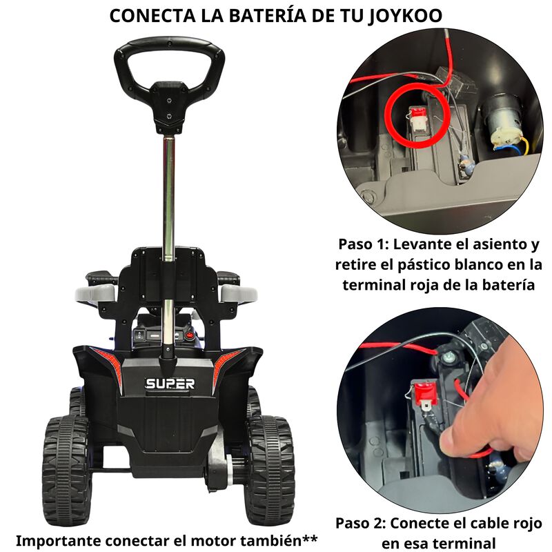 Montable Electrico para Ni&ntilde;os H&iacute;brido 4x4 con B... image number null