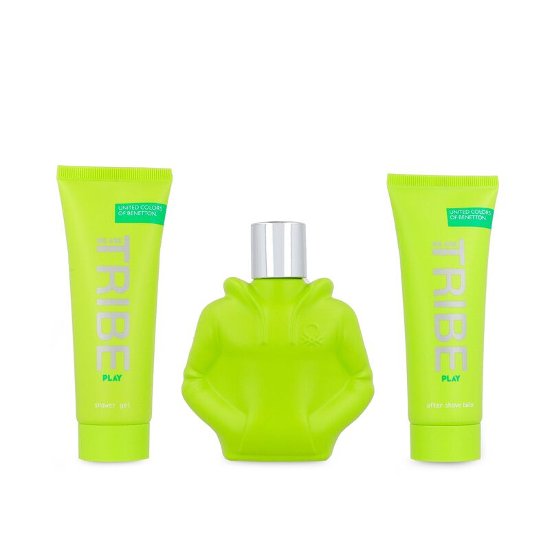 Set Benetton We Are Tribe Play 3pzs Fragancia 9... image number null