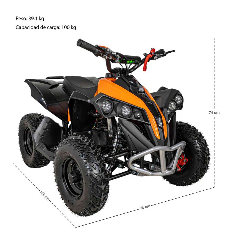 Cuatrimoto Motor A Gasolina 49cc Ni&ntilde;os Montable... image number null