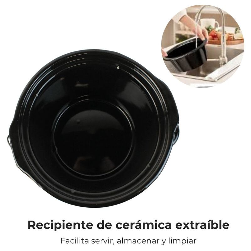 Olla El&eacute;ctrica De Lenta Cocci&oacute;n Better Chef Ver... image number null