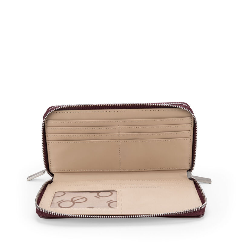 Cartera Cierre Doble Grande Look Glossy Color T... image number null