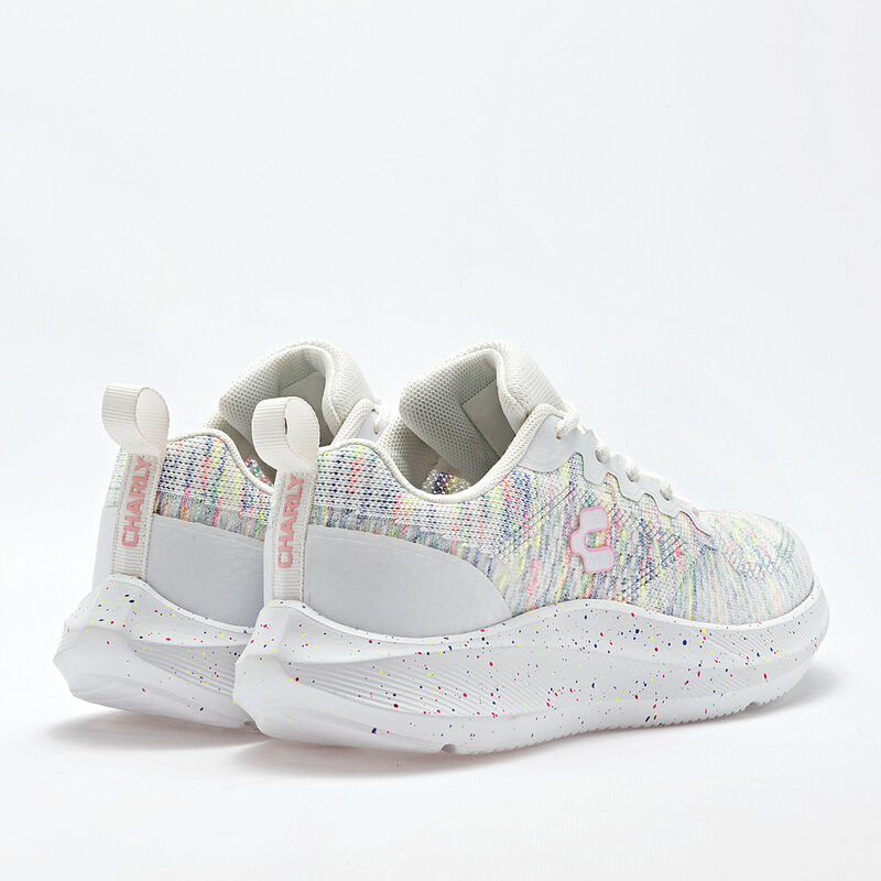 Charly Tenis Deportivo Para Mujer Blanco Multic... image number null