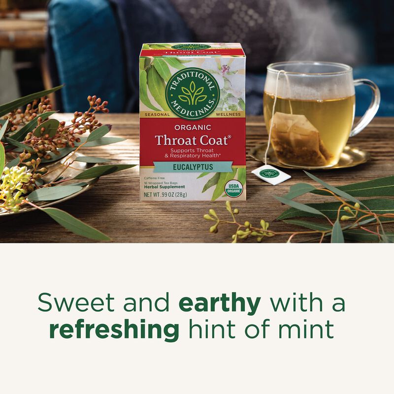 T&eacute; Traditional Medicinals Throat Coat - 16 Sobr... image number null