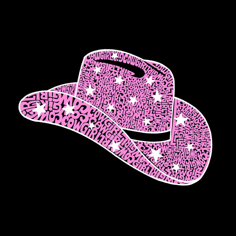 Camiseta Word Art Para Ni&ntilde;a - Sombrero Vaquero ... image number null