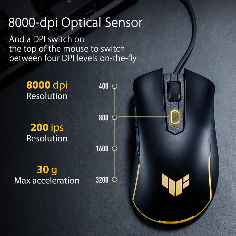 Rat&oacute;n Para Juegos Asus Tuf Gaming M3 Gen Ii Con... image number null