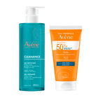 Protector Solar Av&egrave;ne Fluido Fps 50+ 50ml + Gel Limpiador Av&egrave;ne Cleanance 400ml