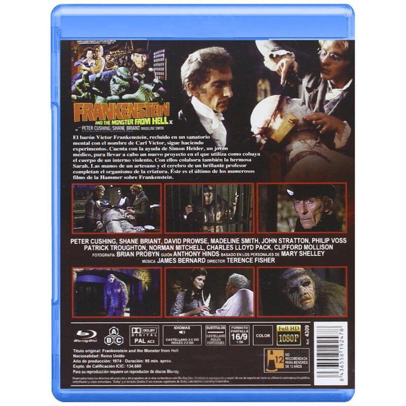 Frankenstein Y El Monstruo Del Infierno [blu-ra... image number null