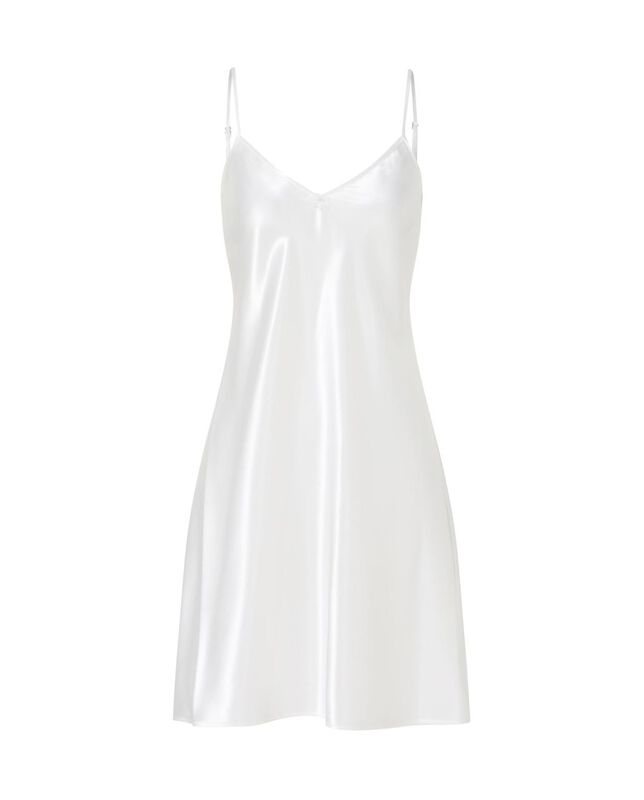 Camis&oacute;n de Raso con Tirantes Marfil image number null