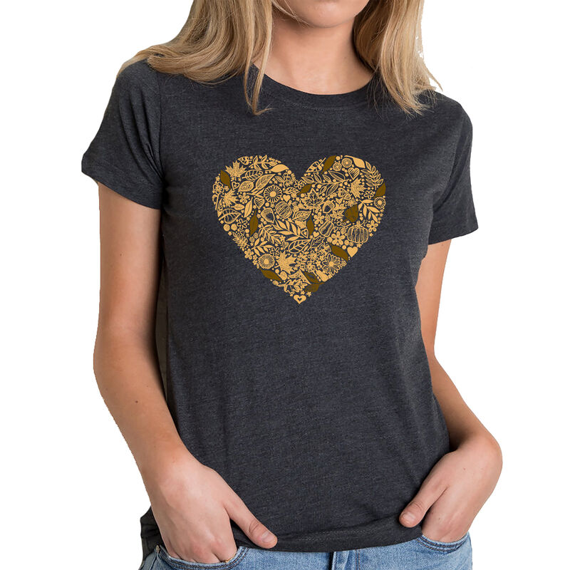 Camiseta Mezcla Premium Word Art Para Mujer - V... image number null