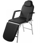 Silla Facial Reclinable Cama Tatuaje Fisioterapia Sillon Spa Negra Nanofort