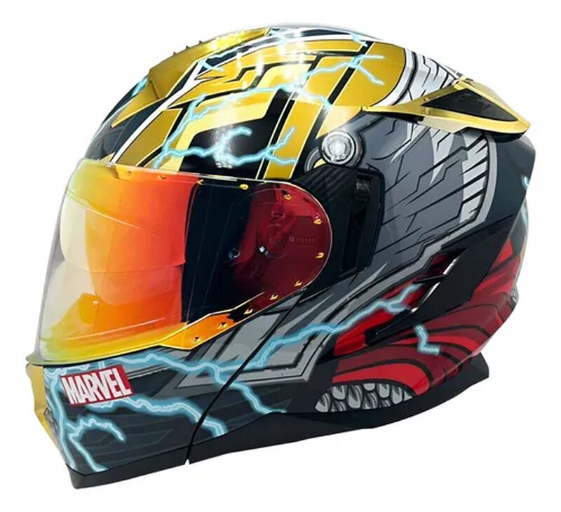 CASCO PARA MOTO ABATIBLE THOR DOT image number null