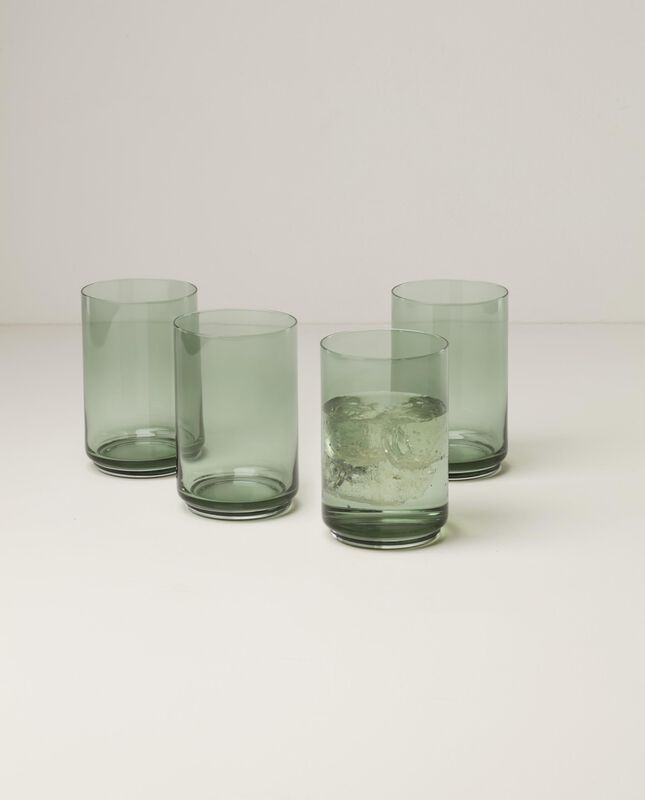 Set De 4 Vasos Verdes De 500 ml Apilables Lenox image number null