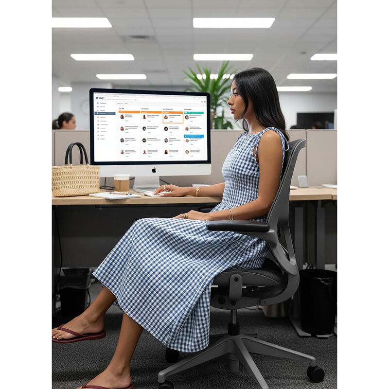 Vestido Acelitt Gingham Marr&oacute;n Maxi Talla Peque... image number null