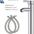 Grifo Monomando para Lavabo de Baño Plata