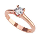 Anillo de Compromiso en Oro Rosa 10K con Circonia -  Talla:9.5/ M361-10R-CZ-95