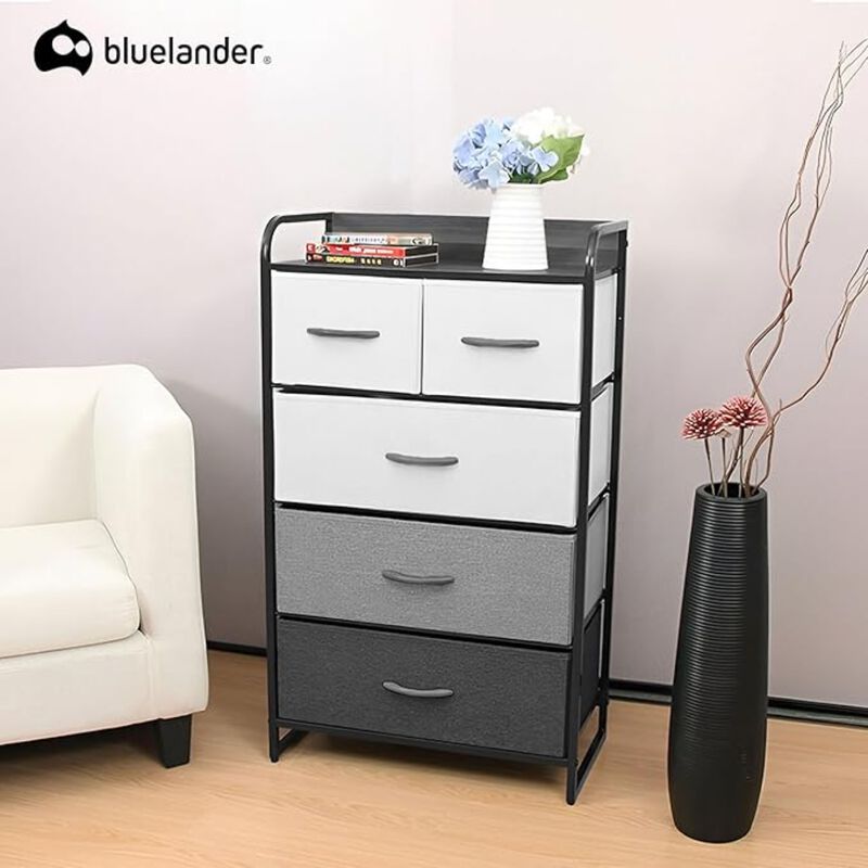 Cajonera con 5 Cajones, 4 Niveles y 1 Repisa pa... image number null