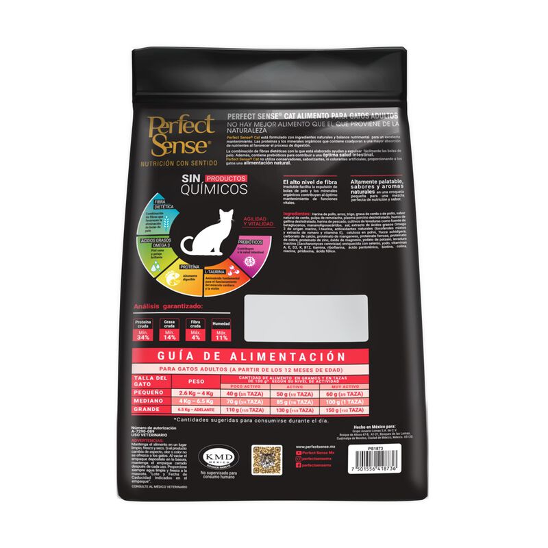 PERFECT SENSE. Alimento para Gato Adulto. 5kg. ... image number null