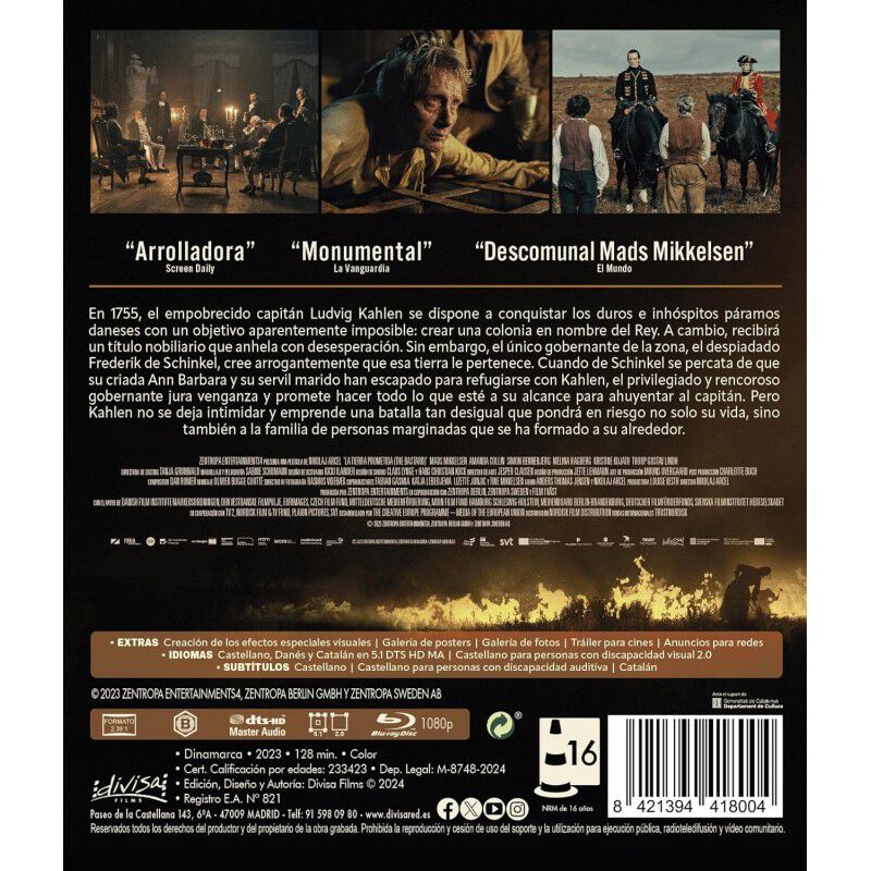 La Tierra Prometida [Blu-ray] (2023) El Bastard... image number null