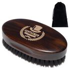 Cepillo Para Barba Maalgic De Cerdas De Jabal&iacute; Y Madera Natural, Ideal Para Viaje