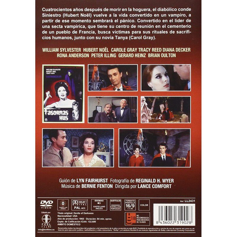 Los Diablos De La Oscuridad [dvd] (1965) image number null