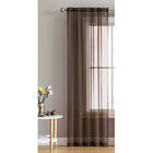 Cortina Traslucida Color Caf&eacute; 1 Panel