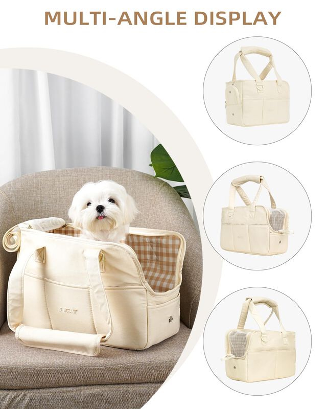 Transport&iacute;n Para Perros Onecute 43 cm Beige De ... image number null
