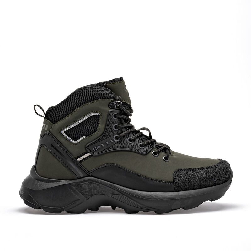 Eeder'S bota industrial para hombre olivo negro... image number null